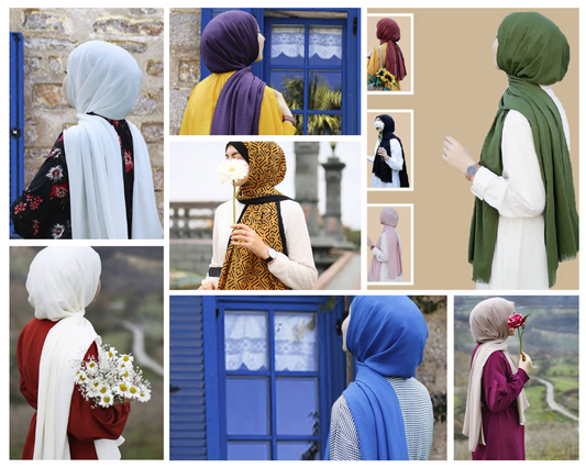 Hochwertige Schals für muslimische Frauen